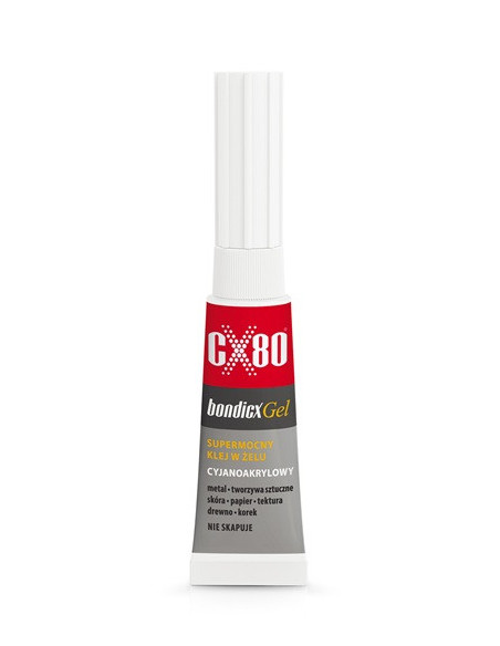 BONDICX GEL 3G Klej cyjanoakrylowy CX80 60138 | CX80 Kleje Cyjanoakrylowe – Szybkie Klejenie | Eshop Dopak