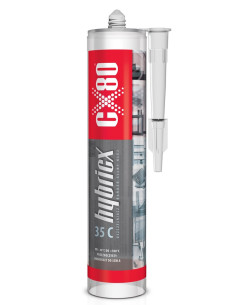 HYBRICX 35C 290ML Klej hybrydowy,uszczelniacz-przeźroczysty CX80 60302 | CX80 Kleje Hybrydowe – Elastyczne i Wytrzymałe | Eshop