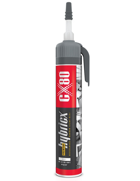 HYBRICX BIAŁY 210G PREMIUM Klej hybrydowy-biały CX80 60141 | CX80 Kleje Hybrydowe – Elastyczne i Wytrzymałe | Eshop Dopak