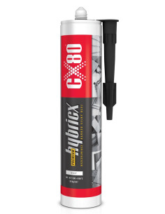 HYBRICX BIAŁY 290ML Klej hybrydowy CX80 60026 | CX80 Kleje Hybrydowe – Elastyczne i Wytrzymałe | Eshop Dopak