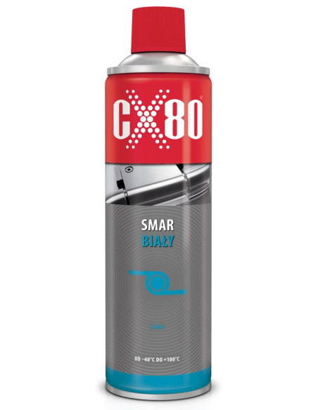 SMAR BIAŁY 500ML AEROZOL Smar do połączeń metalowych CX80 60220 | CX80 Oleje i Smary – Profesjonalne Środki Smarne | Eshop Dopak