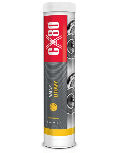 SMAR LITOWY 400G KARTUSZ Smar uniwersalny CX80 60286 | CX80 Oleje i Smary – Profesjonalne Środki Smarne | Eshop Dopak