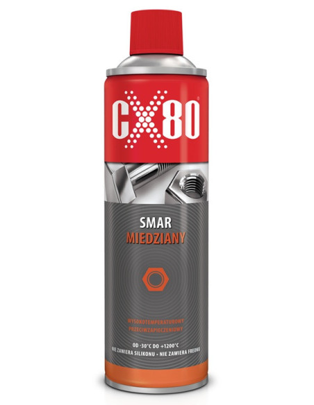 SMAR MIEDZIANY 500ML  AEROZOL Smar przeciwzapieczeniowy CX80 60065 | CX80 Oleje i Smary – Profesjonalne Środki Smarne | Eshop Do