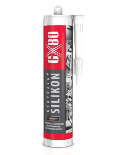 SILIKON NEUTRALNY 300ml brązowy CX80 48586 | CX80 Silikony – Silikony Uszczelniające | Eshop Dopak
