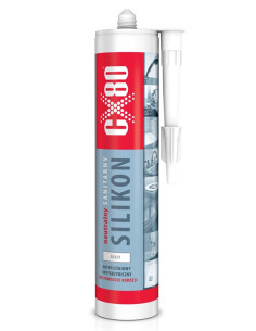 SILIKON SANITARNY 300ML Neutralny biały CX80 60170 | CX80 Silikony – Silikony Uszczelniające | Eshop Dopak