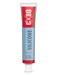 SILIKON SANITARNY 80ml  bezbarwny CX80 48584 | CX80 Silikony – Silikony Uszczelniające | Eshop Dopak