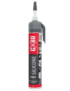SILIKON SZARY - EKOLOGICZNY  210G PREMIUM wysokotemperaturowy CX80 60197 | CX80 Silikony – Silikony Uszczelniające | Eshop Dopak