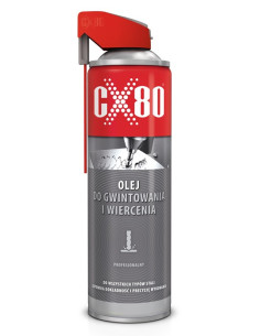 OLEJ DO GWINTOWANIA I NAWIERCANIA 500ML DUOSPRAY -Do skrawania metali żelaznych i nieżelaznych CX80 60282 | CX80 Środki Czyszczą