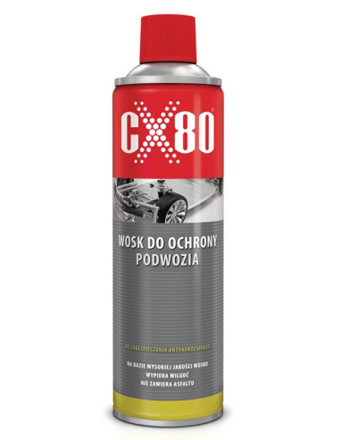 WOSK DO PODWOZIA 500ML- Preparat do długotrwałego zabezpieczania podwozia  przed rdzą CX80 60907 | CX80 Środki Czyszczące i Kons