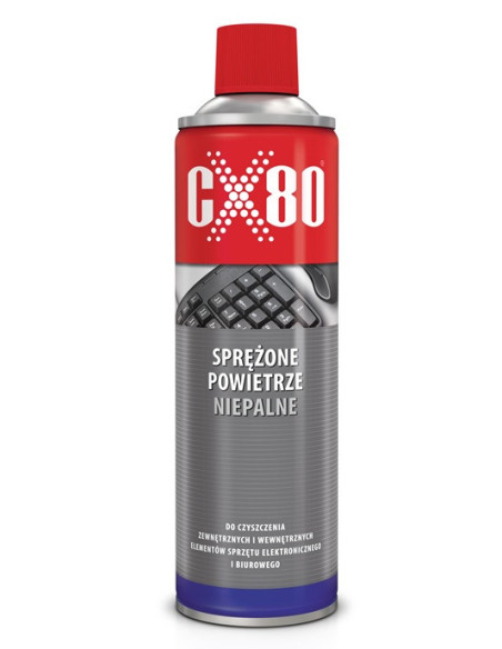 SPRĘŻONE POWIETRZE NIEPALNE 500ml aerozol CX80 48106 | CX80 Środki Czyszczące i Konserwacja | Eshop Dopak