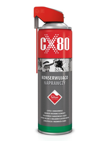 PŁYN KONSERWUJĄCO NAPRAWCZY TEFLON 500ML DUO SPRAY Wielofunkcyjny CX80 60192 | CX80 Środki Czyszczące i Konserwacja | Eshop Dopa