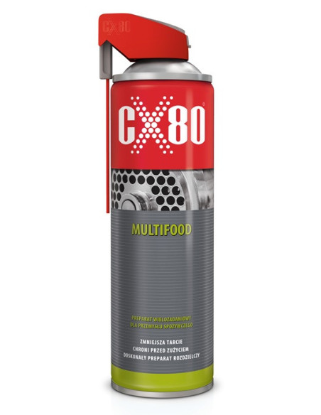 MULTIFOOD CX80 500ml DUO SPRAY preparat wielozadaniowy  spożywczy NSF 3H,H1 CX80 48561 | CX80 Środki z Certyfikatem NSF/FDA | Es