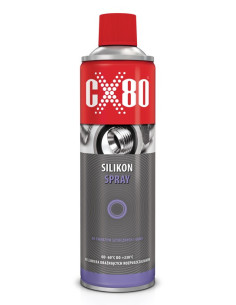 SILIKON SPRAY 500ML NSFH1  Bezbarwny smar do tworzyw sztucznych i gumy 500ML CX80 60068 | CX80 Środki z Certyfikatem NSF/FDA | E