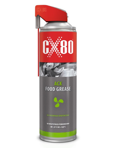 SMAR ACX FOOD 500ML DUO SPRAY smar spożywczy NSF H1 CX80 48280 | CX80 Środki z Certyfikatem NSF/FDA | Eshop Dopak