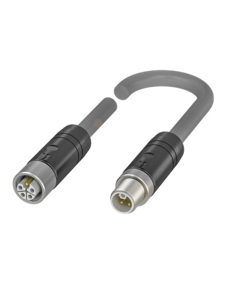 Przewódy połączeniowy dwustronnie zakończony BCC M415-M415-3L-386-PX85A5-400 BALLUFF | Automatyka | Eshop Dopak | Wszystko dla P