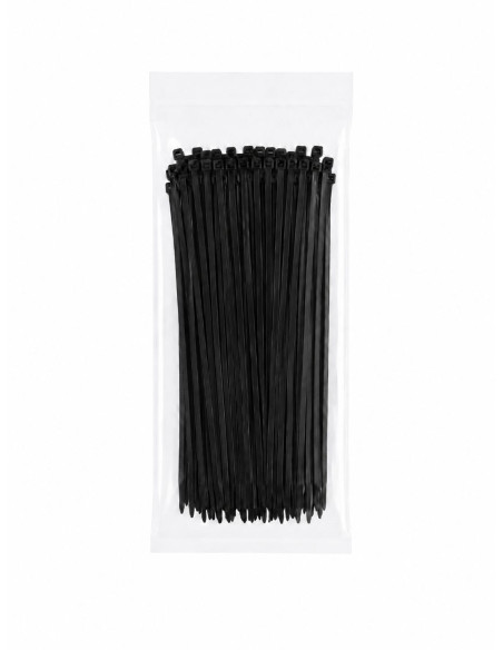 OPASKA ZACISKOWA NYLONOWA CX80 3,6 X 250 MM CZARNA 100 SZT CX80 48370 | CX80 Mocowania – Opaski Ślimakowe i Zaciskowe | Eshop Do