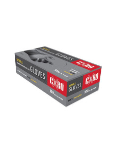 RĘKAWICZKI NITRYLOWE  BEZPUDROWE CZARNE CX80 L 100 SZT CX80 48503 | CX80 Rękawiczki Nitrylowe i Ochrona Rąk | Eshop Dopak