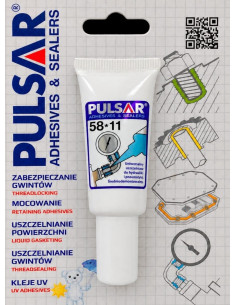 Pulsar 58-11 Klej uszczelniacz do gwintów 50ml, KO5811050 | Chemia techniczna | Eshop Dopak
