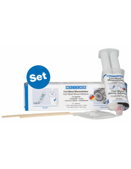 WEICON Fast Metal Minute Adhesive Set 24 ml klej epoksydowy do metali, zestaw 10058777