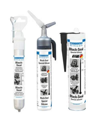 WEICON Black Seal 280 ml czarny silikon w foliowym rękawie 10104248