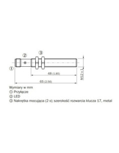 Indukcyjny czujnik zbliżeniowy IME IME12-04BPSZC0S 1040764 2