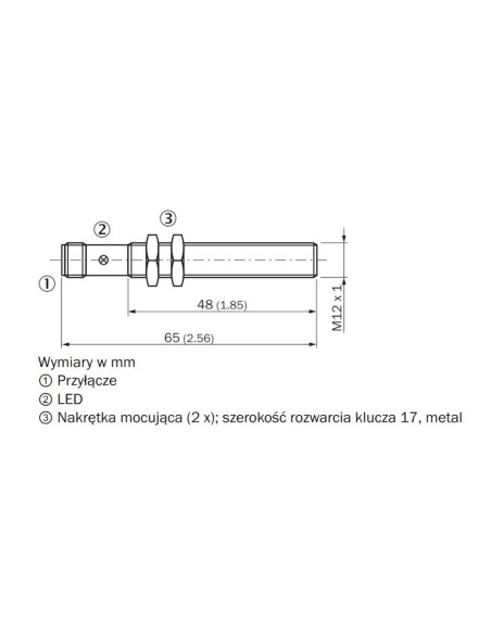 Indukcyjny czujnik zbliżeniowy IME IME12-04BPSZC0S 1040764