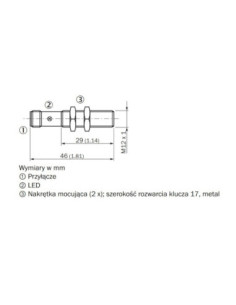 Indukcyjny czujnik zbliżeniowy IME IME12-04BPPZC0K 1060546