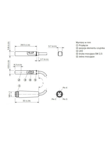 Czujnik do siłowników RZT7 RZT7-03ZRS-KP0 1070847