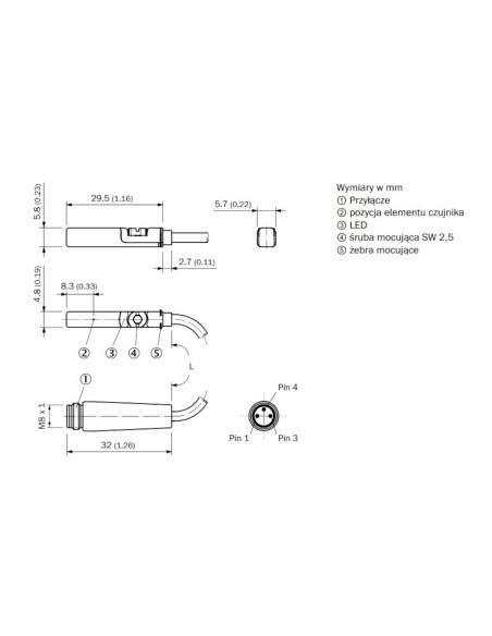 Czujnik do siłowników RZT7 RZT7-03ZRS-KP0 1070847