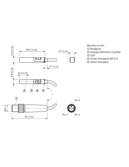 Czujnik do siłowników RZT7 RZT7-03ZUS-KR0 1070857