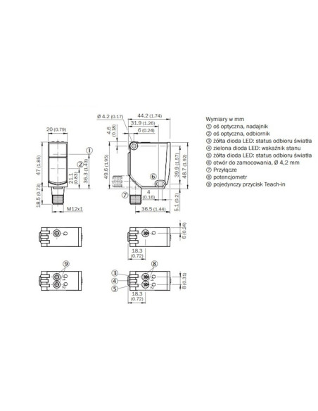 Dalmierz laserowy WTT12 PowerProx WTT12LC-B2563 1072532