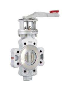Przepustnica 1110 LUG PN25 DN50 podwójnie mimośrodowa A216WCB/316/PTFE 1110L050