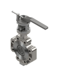 Przepustnica 1119 LUG DN150 PN10/16 podwójnie mimośrodowa 316/316/PTFE 1119L150