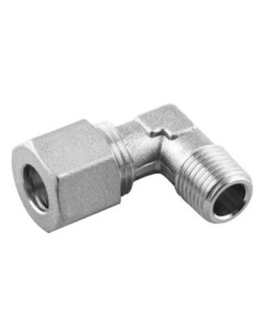 Złączka skręcana kątowa do rur miedzianych 8 mm R 1/4 GZ, mosiądz niklowany 13280NO 8-1/4