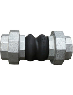 Kompensator gumowy EPDM 1504, podwójna fala, BSP 1 " 1504006