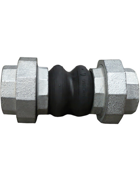 Kompensator gumowy EPDM 1504, podwójna fala, BSP 1 1/2" 1504008