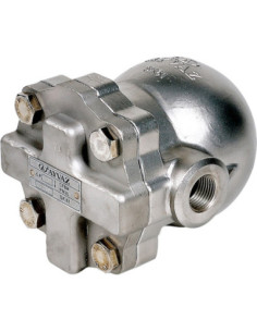Pływakowy odwadniacz parowy ze stali nierdzewnej S K61, BSP 1", delta P  14 bar 151327