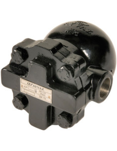 Pływakowy odwadniacz parowy ze stali węglowej SK70 , BSP 1/2", delta P  10 bar 151461