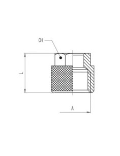 Nakrętka zaciskowa do złączki skręcanej M6x0,5 GZ, do węża fi 4 mm 1700 4-M6X0,5 2