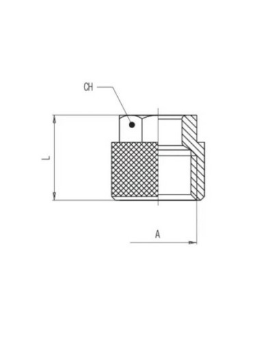 Nakrętka zaciskowa do złączki skręcanej M6x0,5 GZ, do węża fi 4 mm 1700 4-M6X0,5