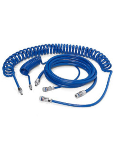 Wąż spiralny PU 6,5x10, 4 m seria 315, kompletny 19 958 9371