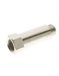 Przedłużka gwintowana M5 GZ - M5 GW, długość 18,5 mm, mosiądz niklowany 2070 M5-M5 18,5