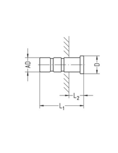 Zaślepka do węża 12 mm mosiądz, FPM 2623-0900
