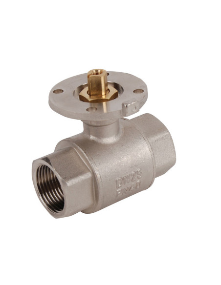 Zawór kulowy mosiężny pod napęd 502XS BSP G2 WW ISO 5211F05 270007