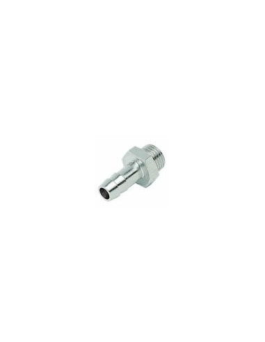 Króciec gwintowany choinka do węża fi 19 mm G 3/4 GZ, mosiądz niklowany 3045 19-3/4