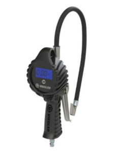 Pistolet do pompowania kół z manometrem 0-12 bar, manometr cyfrowy ,wąż 50cm, przyłącze NW7,2 39.023D