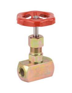 Zawór iglicowy ze stali węglowej 489, BSP 1/2" 489004