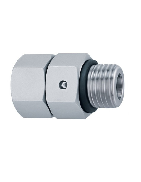 Złącze obrotowe do wody GW3/4"-GZ1/2", stal nierdzewna, FKM 511CS