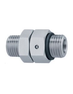 Złącze obrotowe do wody GZ1/2"-GZ1/2", stal nierdzewna, FKM 512CS