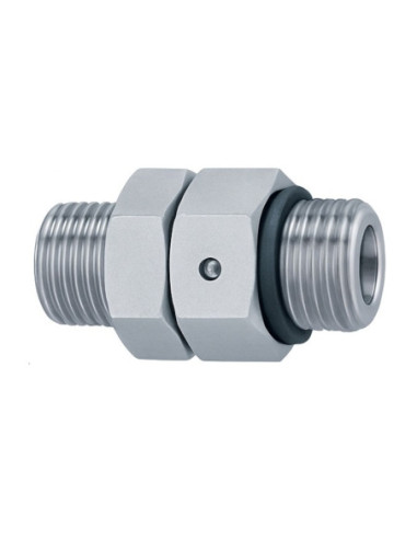 Złącze obrotowe do wody GZ1/2"-GZ1/2", stal nierdzewna, FKM 512CS